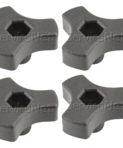 BLACK+DECKER Black and Decker LE750 Replacement (4 Pack) Shaft Knob # 90542737 -4PK