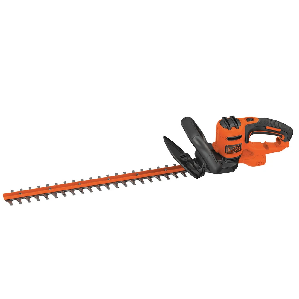 BLACK+DECKER BEHT350 120V 4 Amp Brushed 22 in. Corded Hedge Trimmer 1 BLACK+DECKER BEHT350 120V 4 Amp Brushed 22 in. Corded Hedge Trimmer