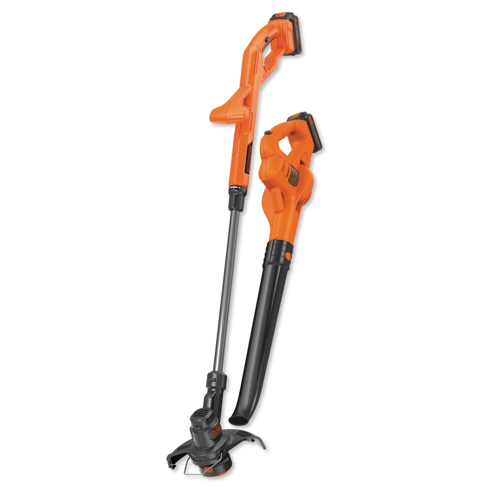 BLACK+DECKER LCC222 20V MAX Lithium-Ion Cordless String Trimmer and Sweeper Combo Kit with (2) Batteries (1.5 Ah) 1 BLACK+DECKER LCC222 20V MAX Lithium-Ion Cordless String Trimmer and Sweeper Combo Kit with (2) Batteries (1.5 Ah)