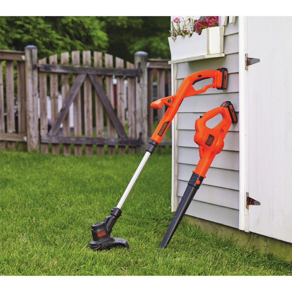 BLACK+DECKER LCC222 20V MAX Lithium-Ion Cordless String Trimmer and Sweeper Combo Kit with (2) Batteries (1.5 Ah) 2 BLACK+DECKER LCC222 20V MAX Lithium-Ion Cordless String Trimmer and Sweeper Combo Kit with (2) Batteries (1.5 Ah) - Image 2